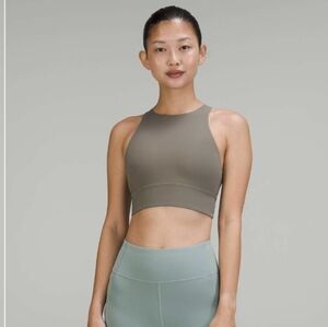 Lululemon Energy Bra High Neck Longline Tough - size 8